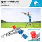 1'' Irrigation Spray Tool for 360° Adjustable Impact Area
