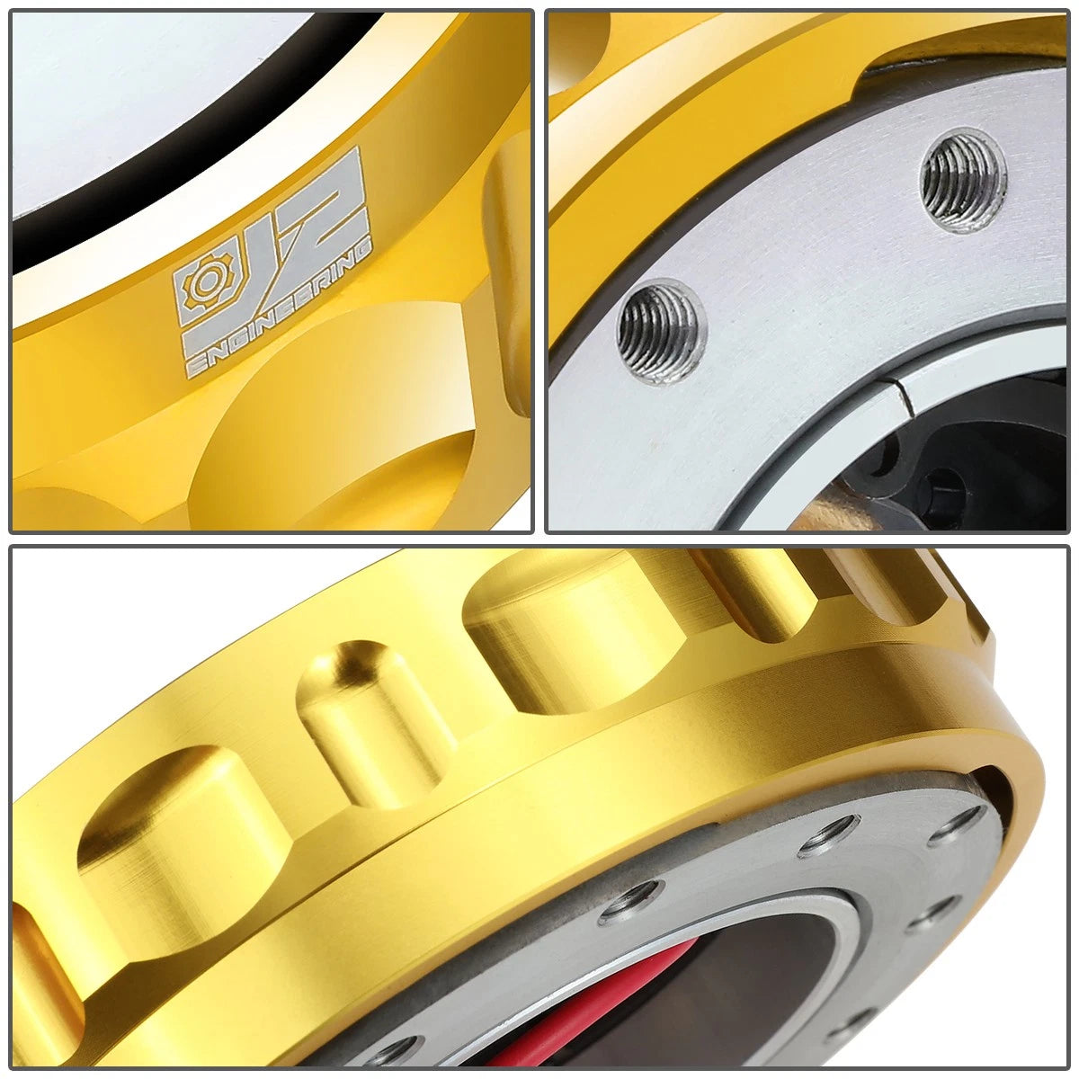 Steering Wheel Quick Release Hub Adapter Kit for Gold (J2 Engineering)