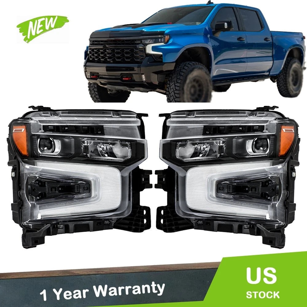 LED Headlights for Chevy Silverado 1500 ZR2 (2022–2024) Left+Right
