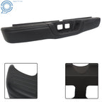 Rear Step Bumper for Toyota Tundra (2000–2006) Steel Black Complete Assembly