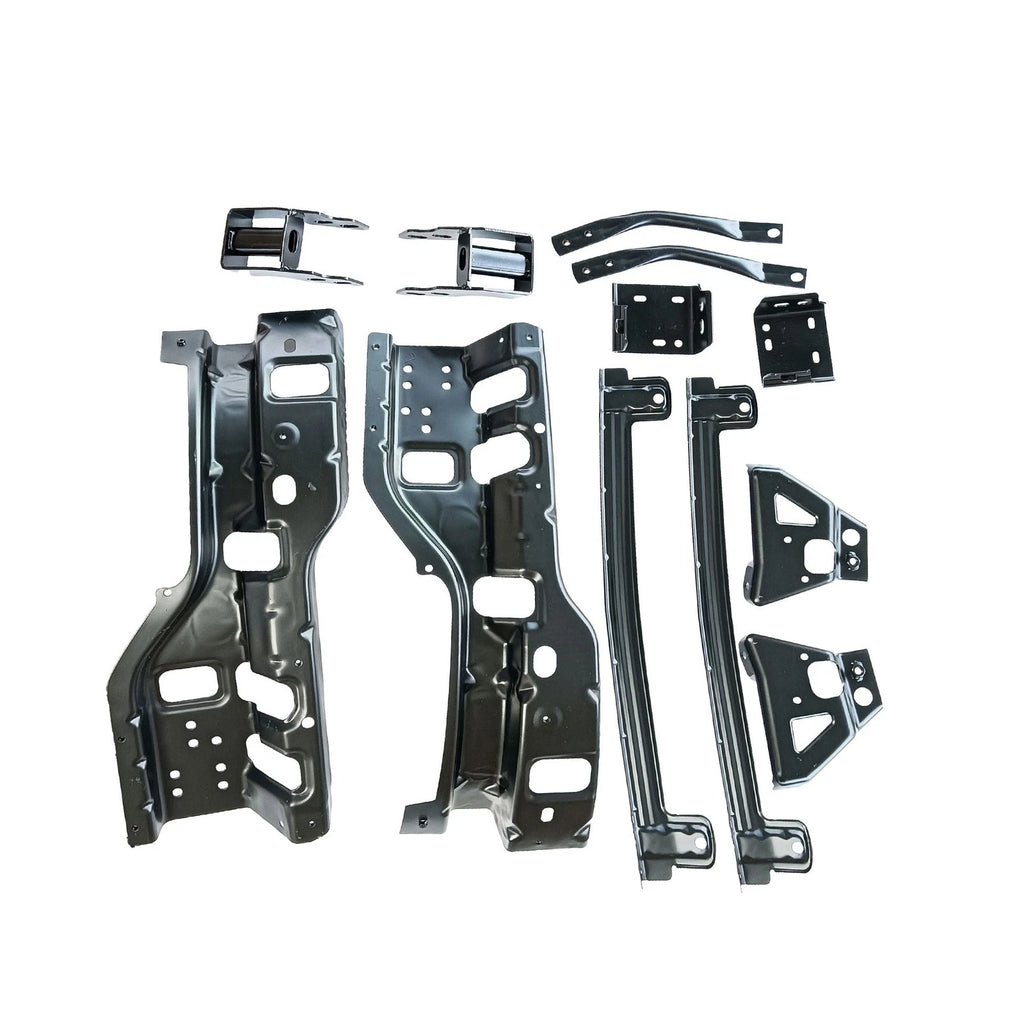 Set of 12 Front Bumper Bracket Braces for Chevy Silverado 2500HD 3500HD (2011-2014)