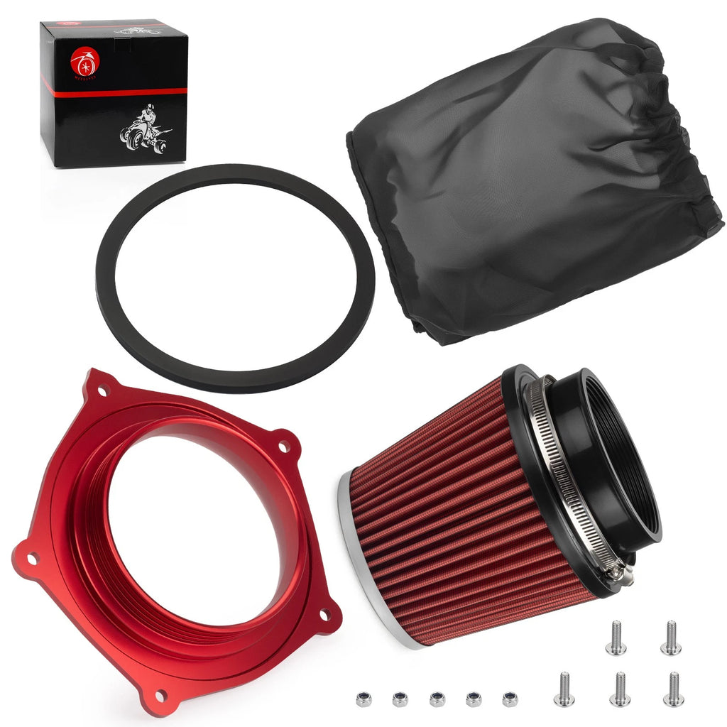 Air Filter Intake Cleaner & Guide Holder w/Bolt Kit for Yamaha YFZ450X (2008–2011)