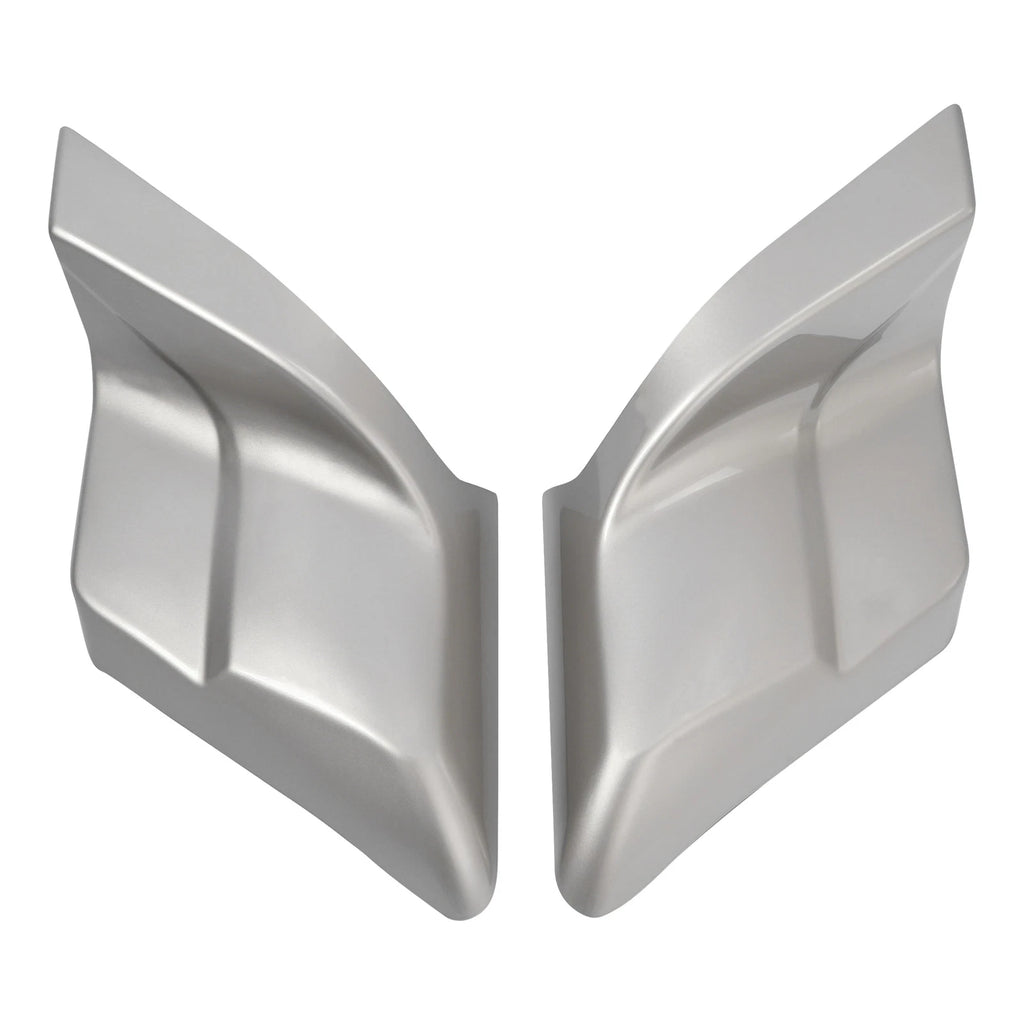 Stretched Side Covers Panel for Harley Road King (2014–2024) 19 Silver Fortune