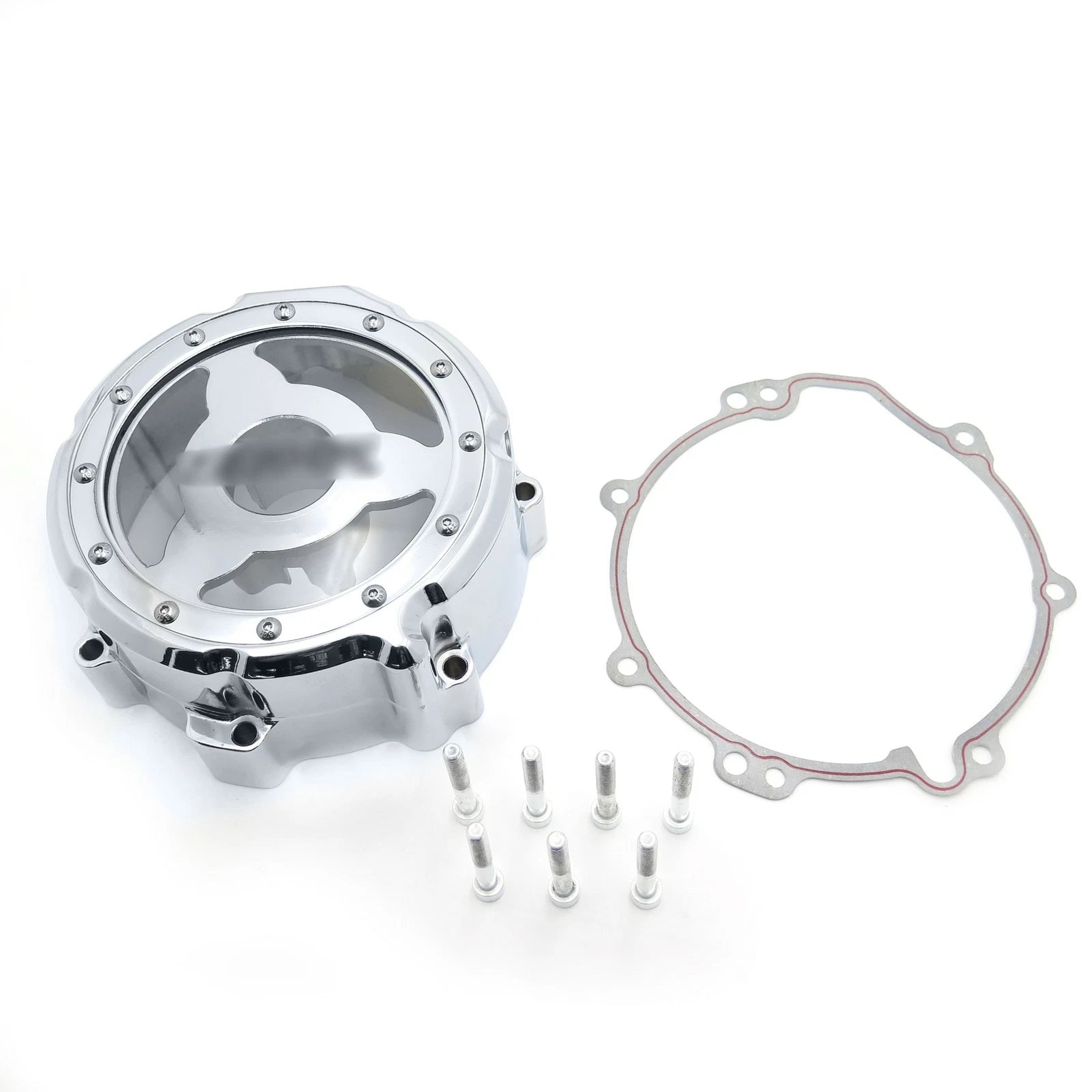 Chrome Left Engine Stator Cover for Kawasaki ZX14R ZZ-R1400 (2006–2014)