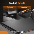 Soft Roll Up Tonneau Cover for Honda Ridgeline (2017–2026) with LED Lamp