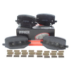 Set of 4 Akebono Severe Duty Rear Disc Brake Pads for Ford Police Interceptor Utility (2013–2019)