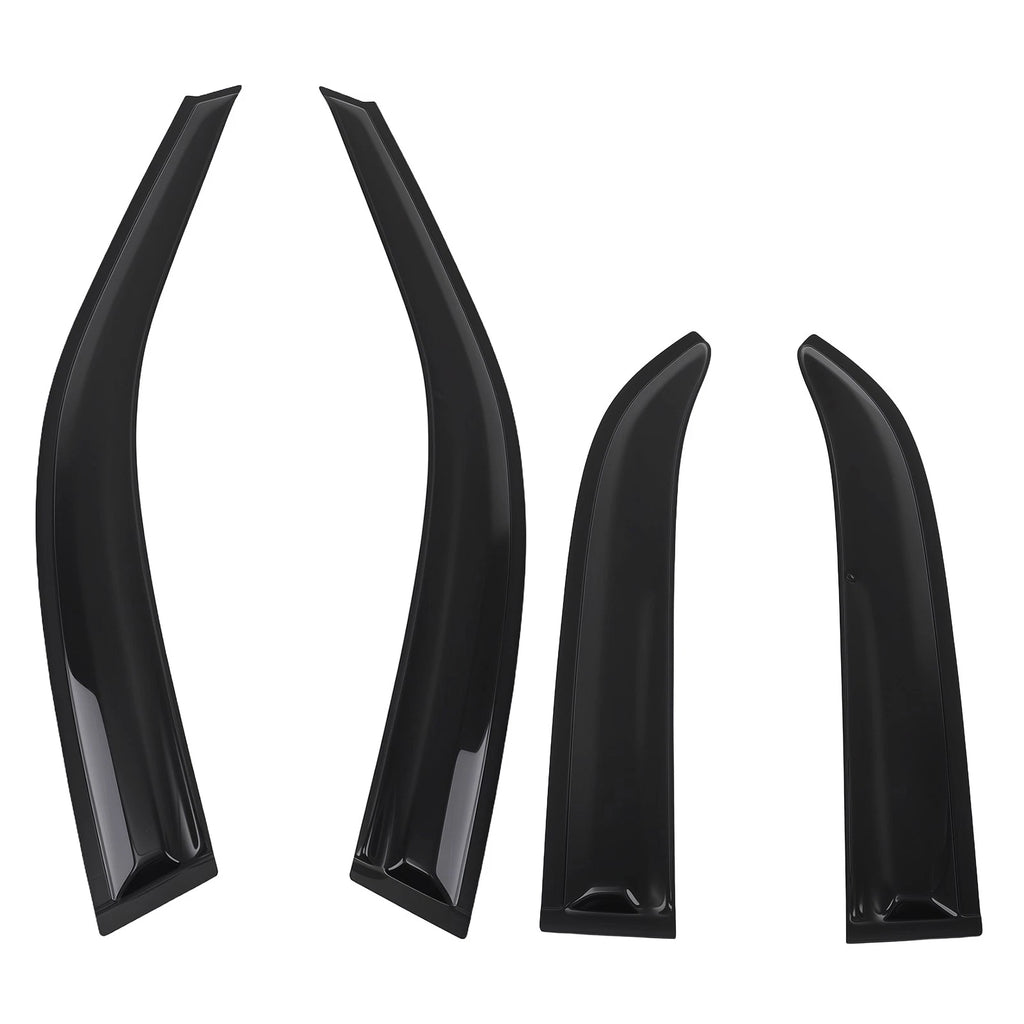 Window Visor Deflectors for Honda Accord (1998–2002) Black Outside Mount