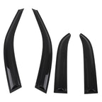 Window Visor Deflectors for Honda Accord (1998–2002) Black Outside Mount