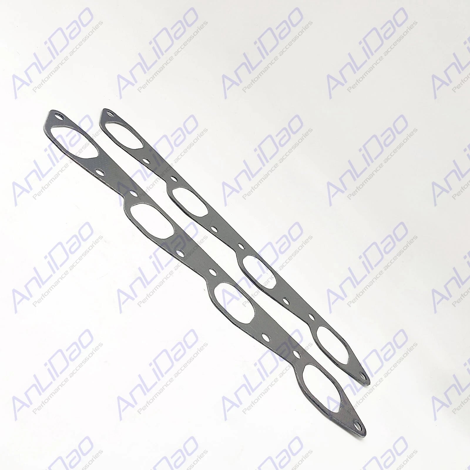 2Pcs Exhaust Manifold Gasket for Mercruiser OMC (27-46820, 909613, 3852472, 18-0418)