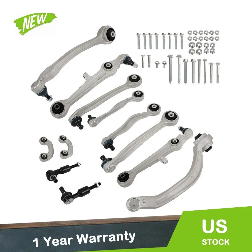 12Pcs Control Arms Kit for Audi A4 Quattro B6 B7 (2000–2008)