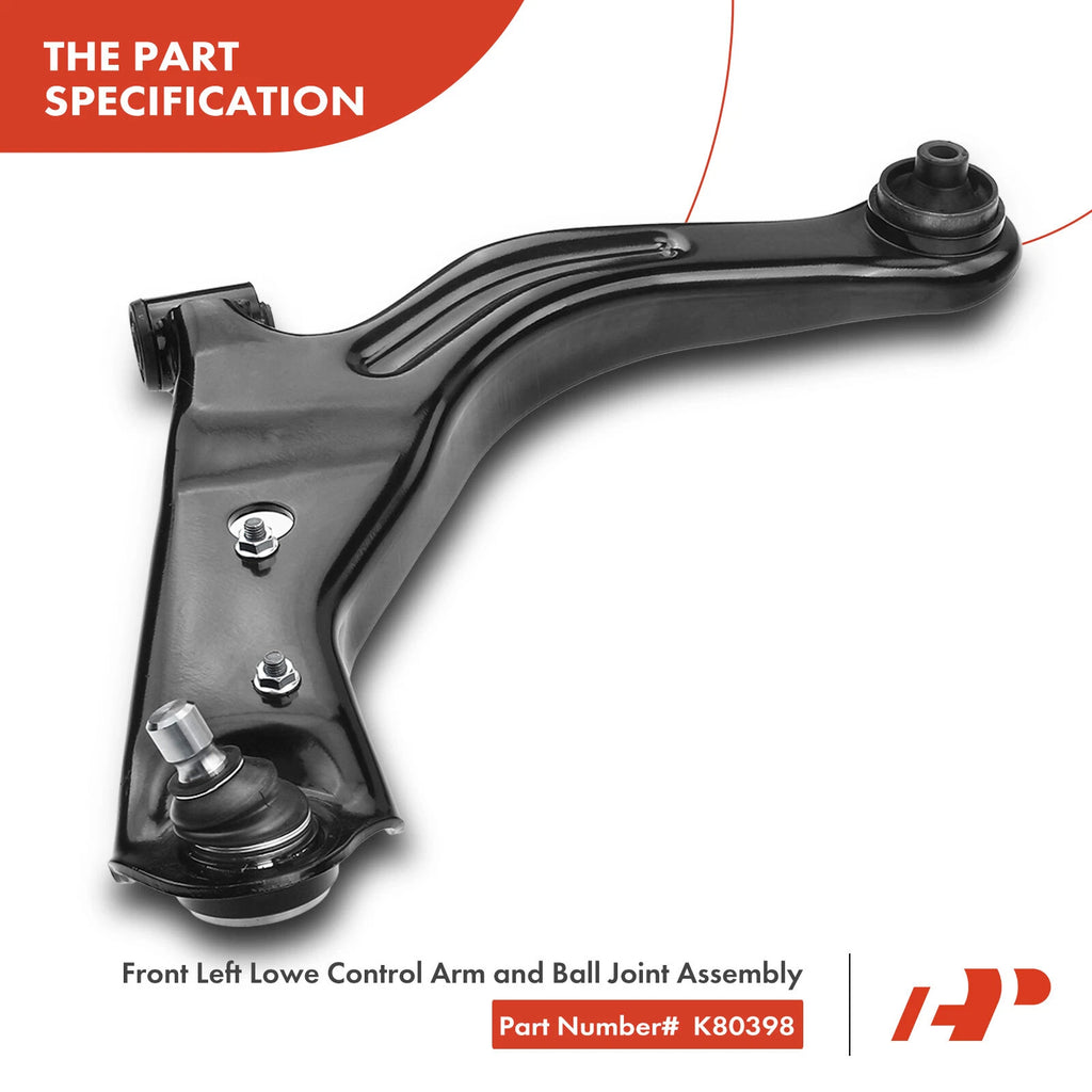 Set of 4 Front Lower Control Arms & Ball Joints for Ford Escape (2001–2012)