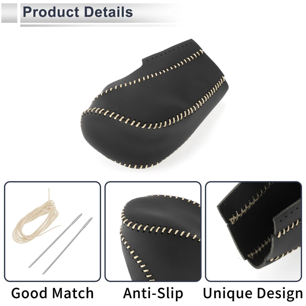 1 Pc Gear Shift Knob Cover for Chevrolet Cruze (2011–2015) Black Beige