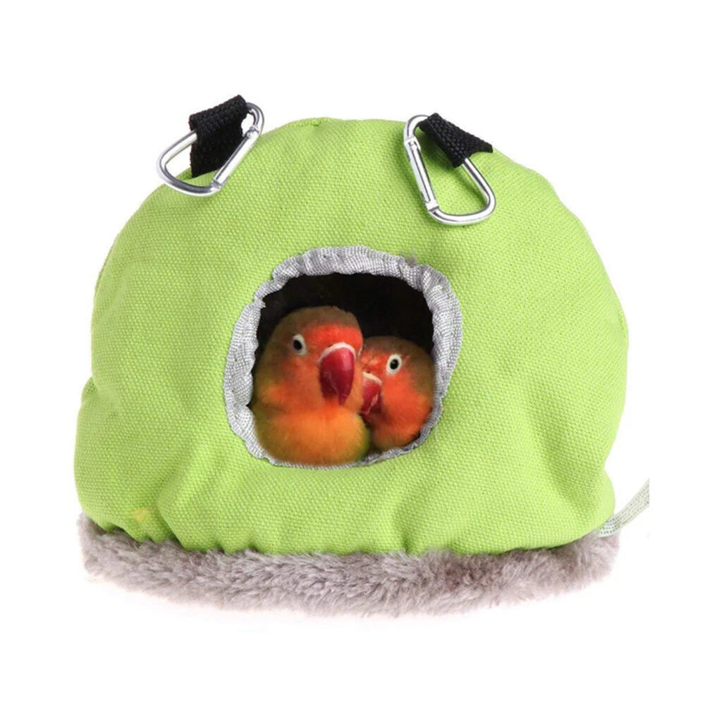 3 Size Plush Hammock for Parrot Cage (Pet Cave)