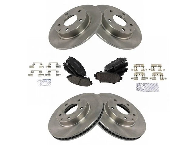 Front and Rear Brake Pad and Rotor Kit for Mazda 3 (2014–2016) KG229RP