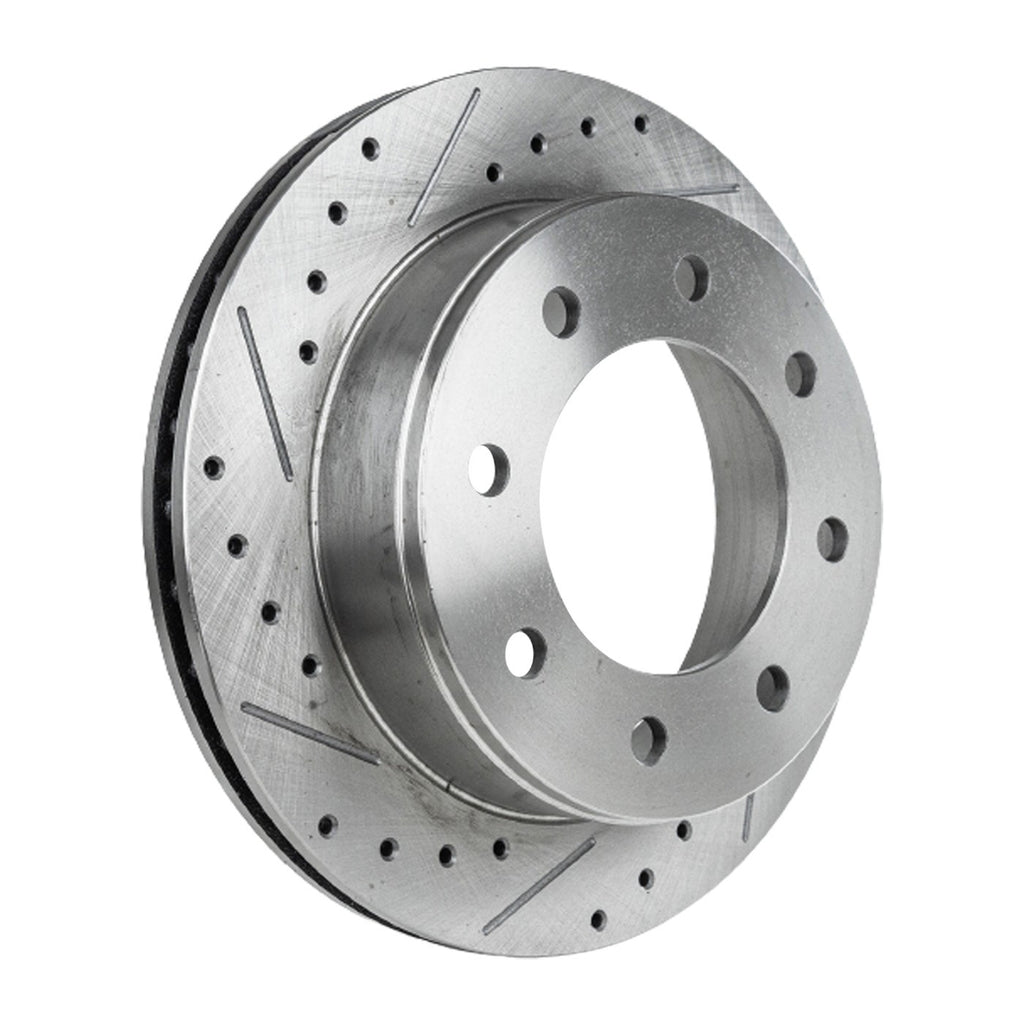 Brake Disc & Ceramic Pad Kit for Express 2500 (2003–2017) Cross-drilled