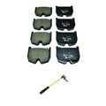 Hella Front Low-Met Disc Brake Pad w/Sensor Kit for Benz C215 W219 W220 (2000–2010)