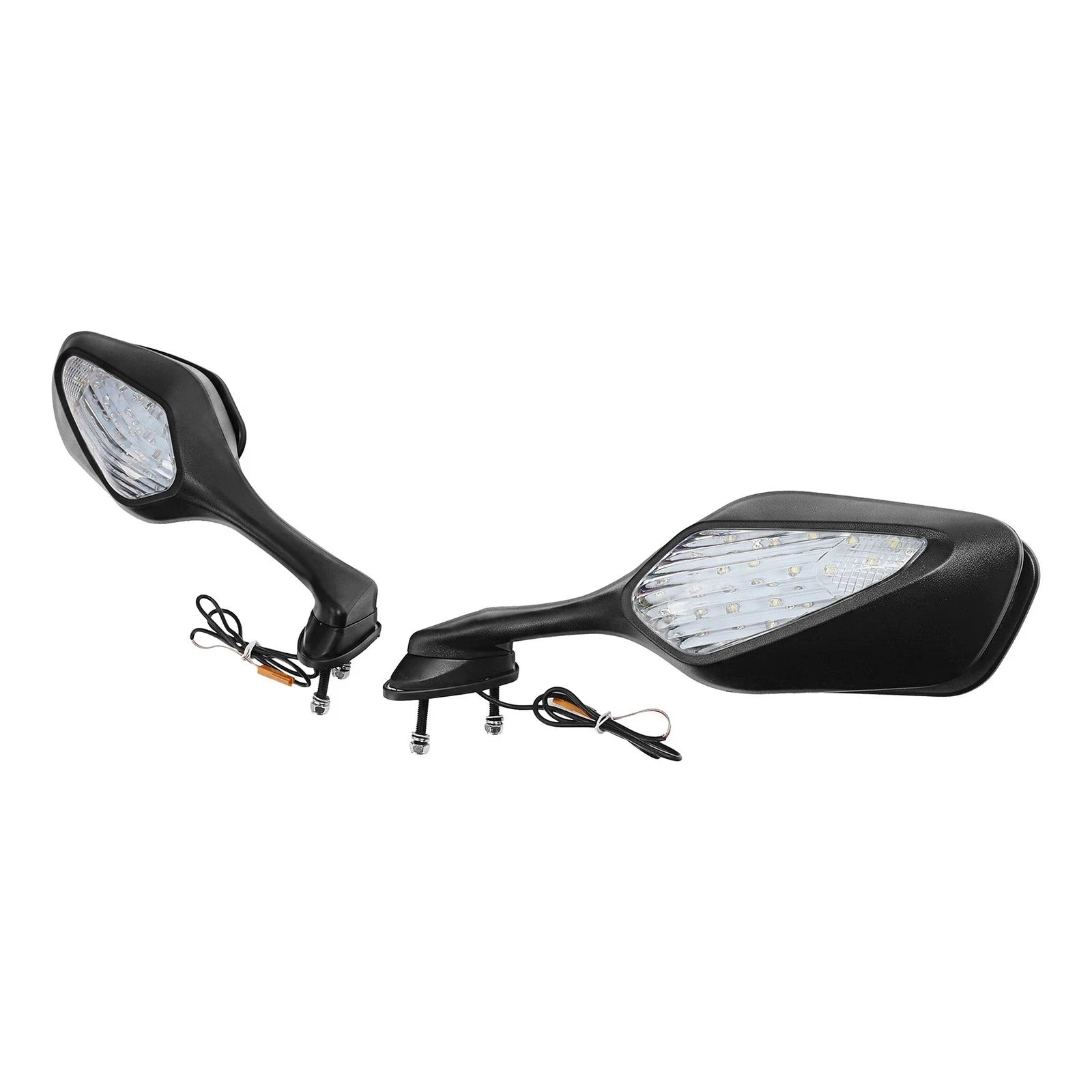 Rear View Mirrors with LED Turn Signal for Honda CBR1000RR (2008–2016)