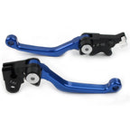 Blue CNC Pivot Brake Clutch Levers for Honda XR250 XR400 (1995-2007)