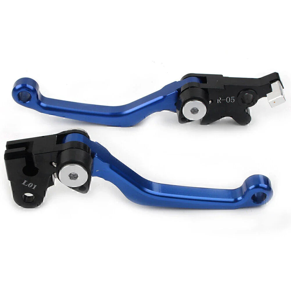 Blue CNC Pivot Brake Clutch Levers for Honda XR250 XR400 (1995-2007)