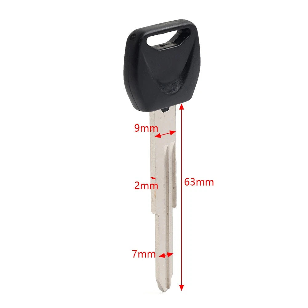 Uncut Blade Blank Key for Honda Faze 250, Silver Wing 400/600 (2000–2023)