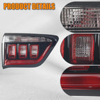 Set of 2 Inner Halogen Tail Lights for Jeep Compass (2017–2026)