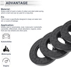 Set of 5 Oil Seal Ring 50x90x10mm for Rotary Shaft (Nitrile Rubber)