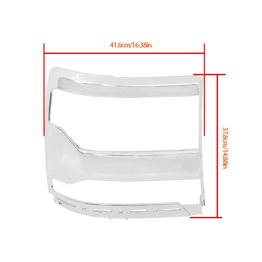 Headlight Trim Bezel Cover for Chevy Silverado 1500 (2016–2018)