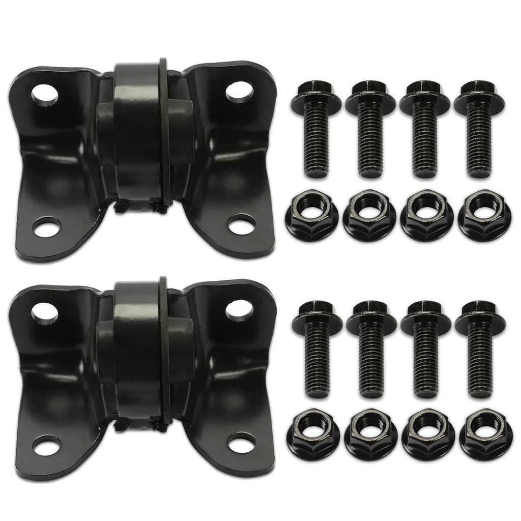 Set of 2 Front Torsion Bar Crossmember Mounts for Chevy Silverado GMC (1999–2007)