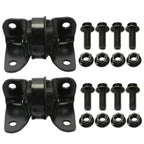 Set of 2 Front Torsion Bar Crossmember Mounts for Chevy Silverado GMC (1999–2007)