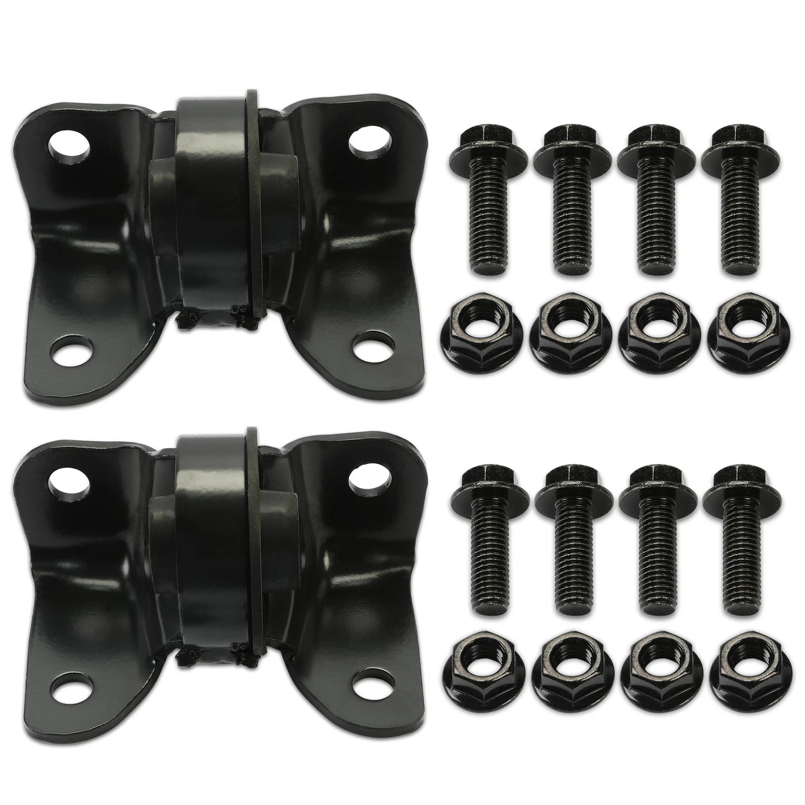 Set of 2 Front Torsion Bar Crossmember Mounts for Chevy Silverado GMC (1999–2007)