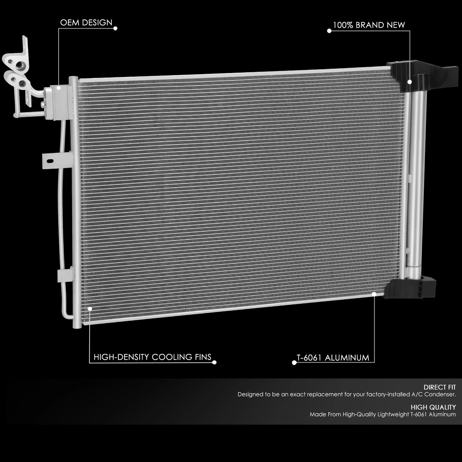 A/C Condenser for Nissan Frontier (2022–2024) NI3030191