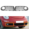 2X Honeycomb Front Bumper Fog Light Grille L & R for Volkswagen Beetle (2005–2010)
