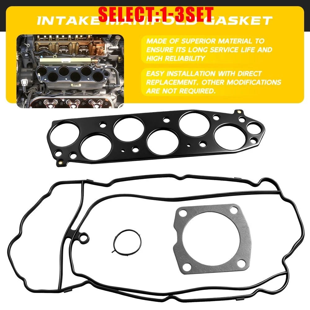 Upper Intake Manifold Gasket Set for Acura (2005–2015), Honda Accord (2010–2017)