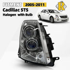 Halogen Headlight Assembly for Cadillac STS (2005–2011) Right Passenger