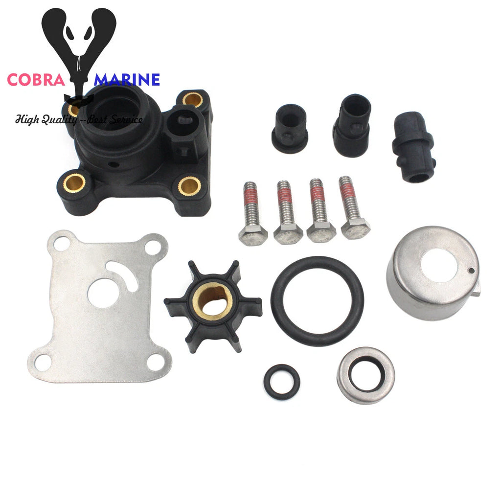 Water Pump Impeller Kit 394711 for Johnson Evinrude Outboard 9.9/15Hp (1974–Present)