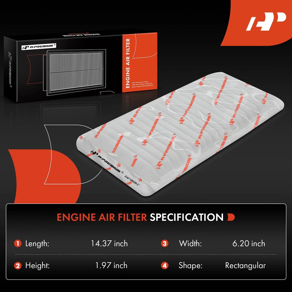 Engine & Activated Carbon Cabin Air Filter for Toyota Highlander (2008-2010)