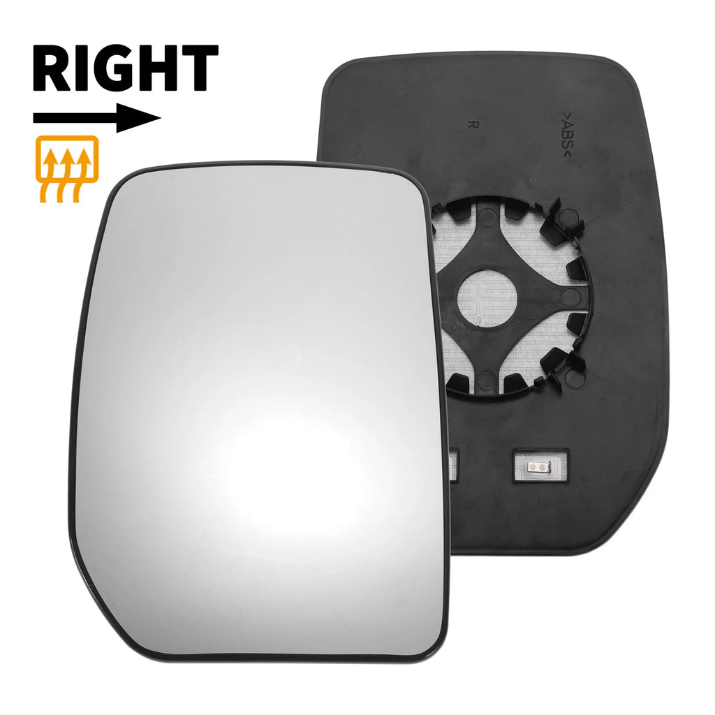 Right Upper Side Heated Convex Mirror Glass for Ford Transit MK6 MK7