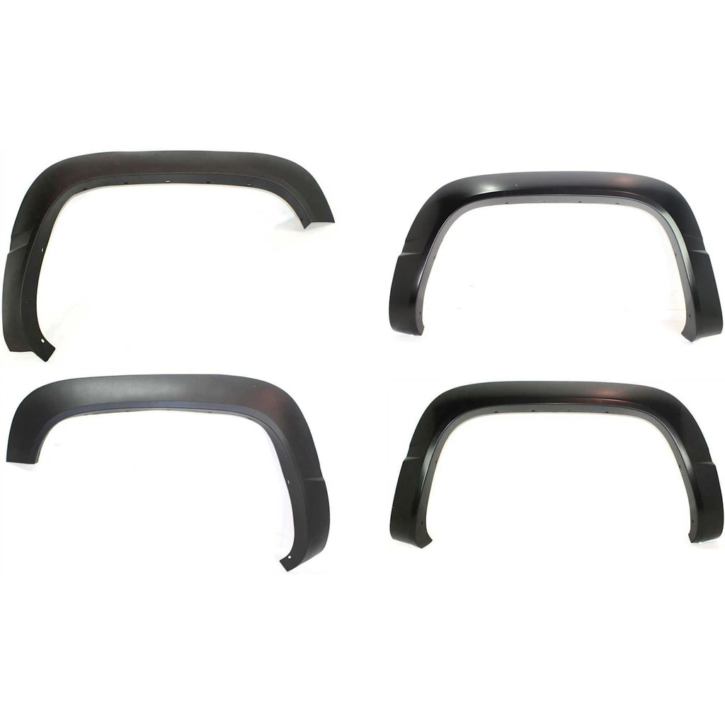 Set of 4 Fender Flares for GMC C2500 C3500 K3500 (1988–1996)