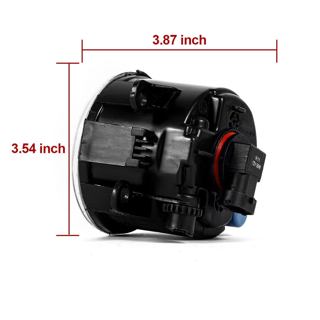 2X Fog Light Driving Lamp H11 Bulbs for Car Accessories (Right Left Side)
