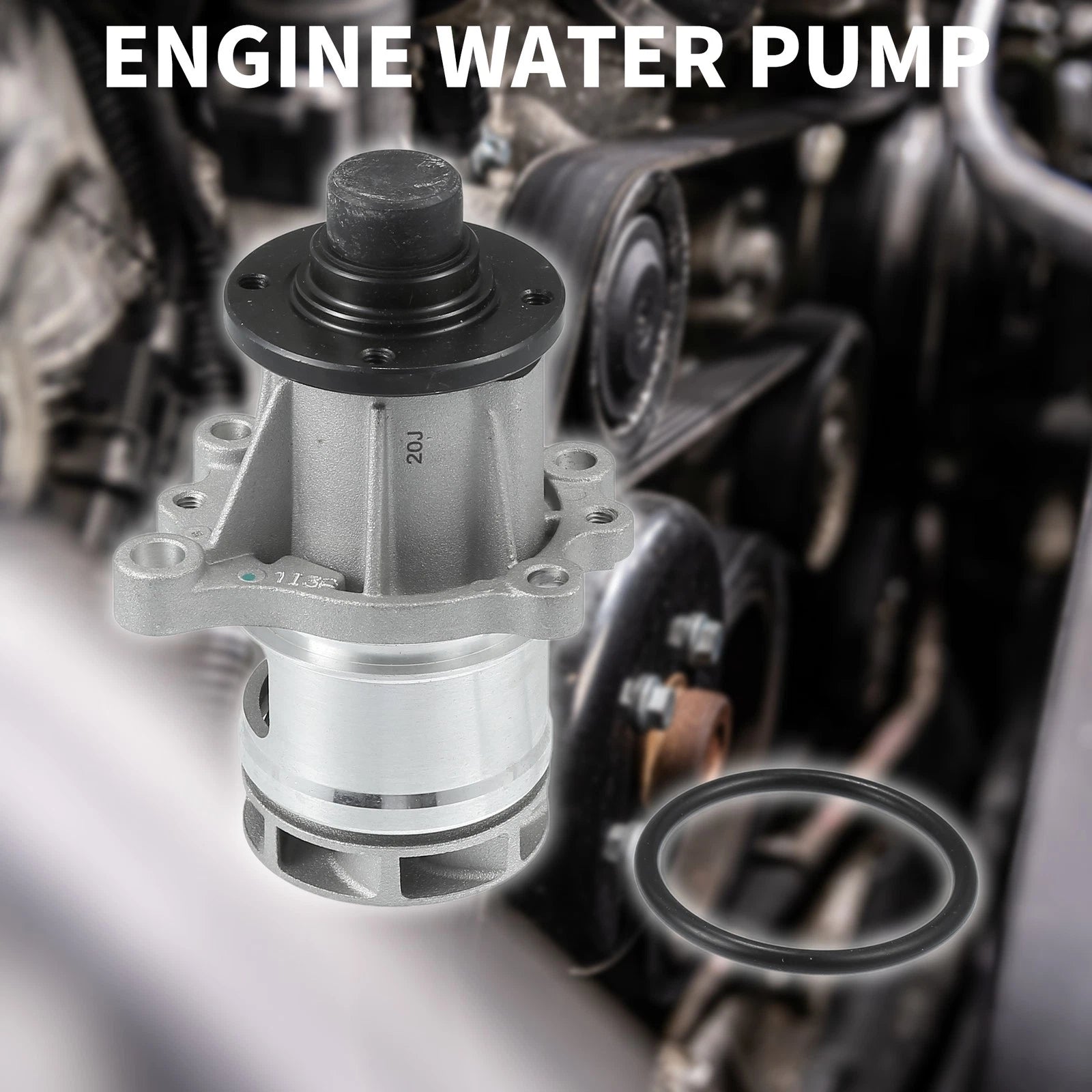 Water Pump for BMW 318I 318IS (1991–1999) No. 11511721872 with Rubber Ring Kit
