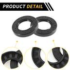 Set of 5 Oil Seal Rotary Shaft Seal NBR Rubber 45x80x12mm Black