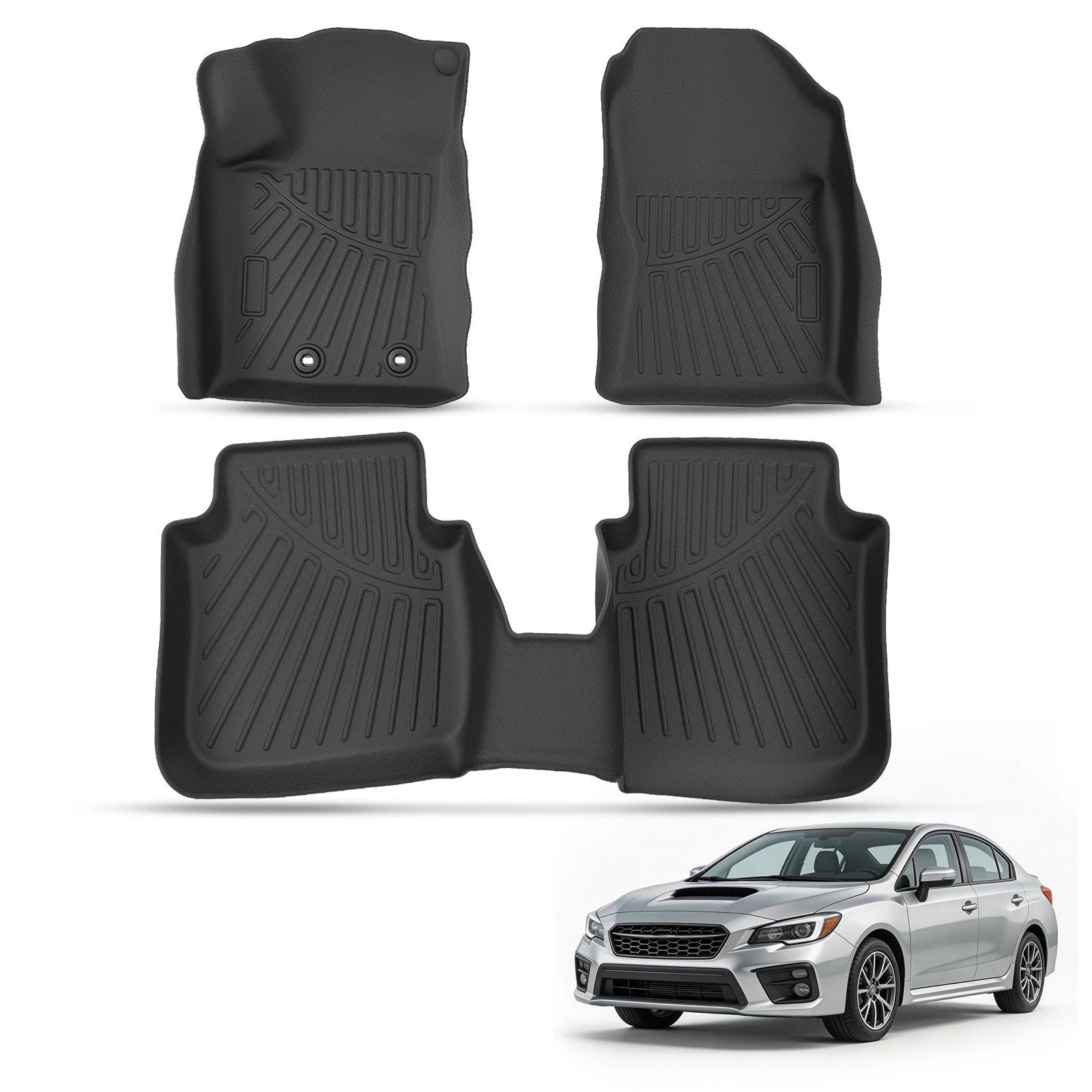TPE Floor Mats Liner for Subaru Impreza/Crosstrek (2024–2025) Waterproof Anti-Slip