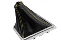 Manual Shift Boot for Dodge Challenger (2008–2014) Yellow Stitch Leather