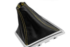 Manual Shift Boot for Dodge Challenger (2008–2014) Yellow Stitch Leather