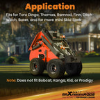 Quick Attach Receiver Mount for Finn Ramrod Mini Skid Steer Loader (2")