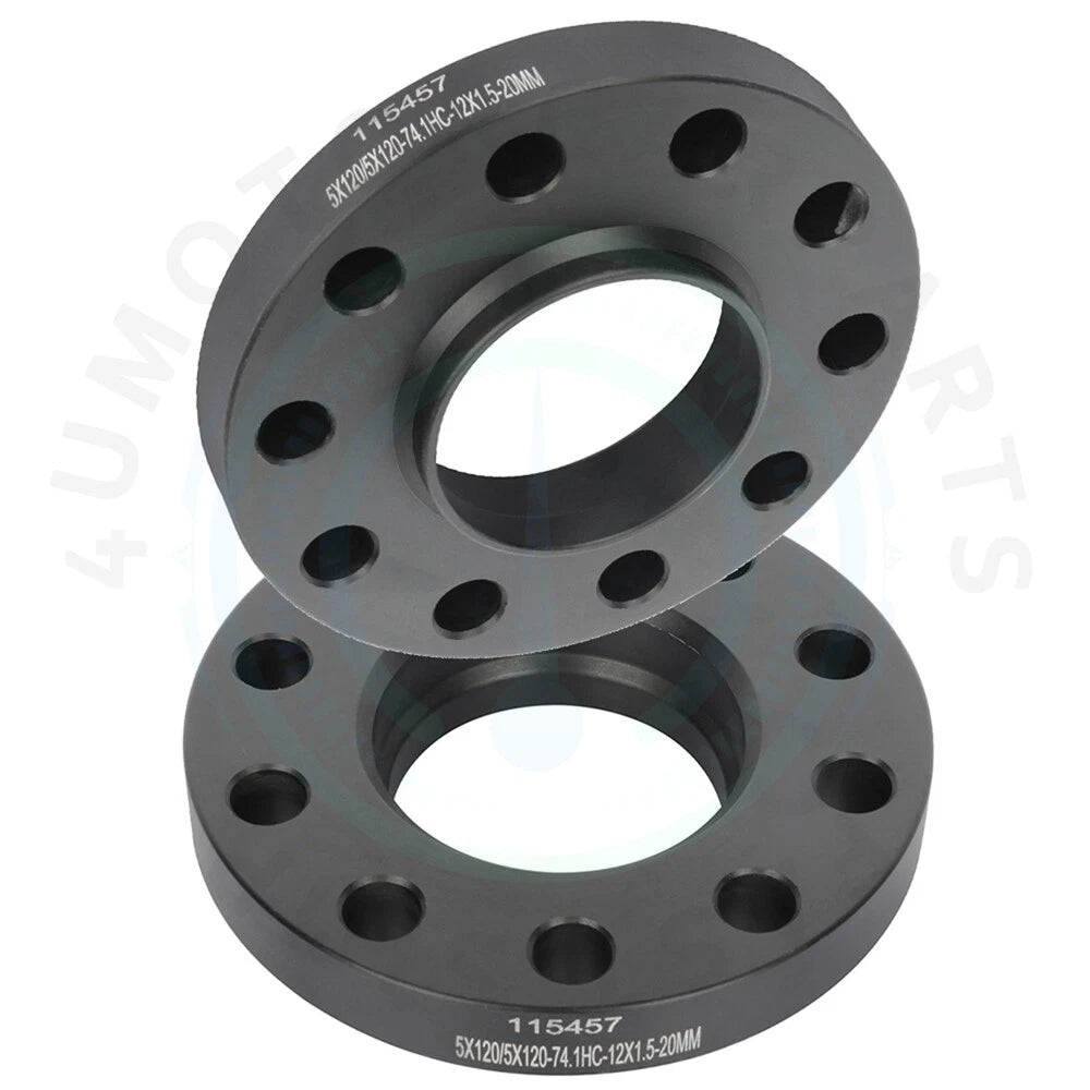 Set of 2 Wheel Spacers for BMW 525i M5 540i  20mm 5x120 Hubcentric
