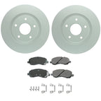 Front Brake Kit with ProACT Pads & 294mm Disc Rotors for Chrysler Dodge Jeep