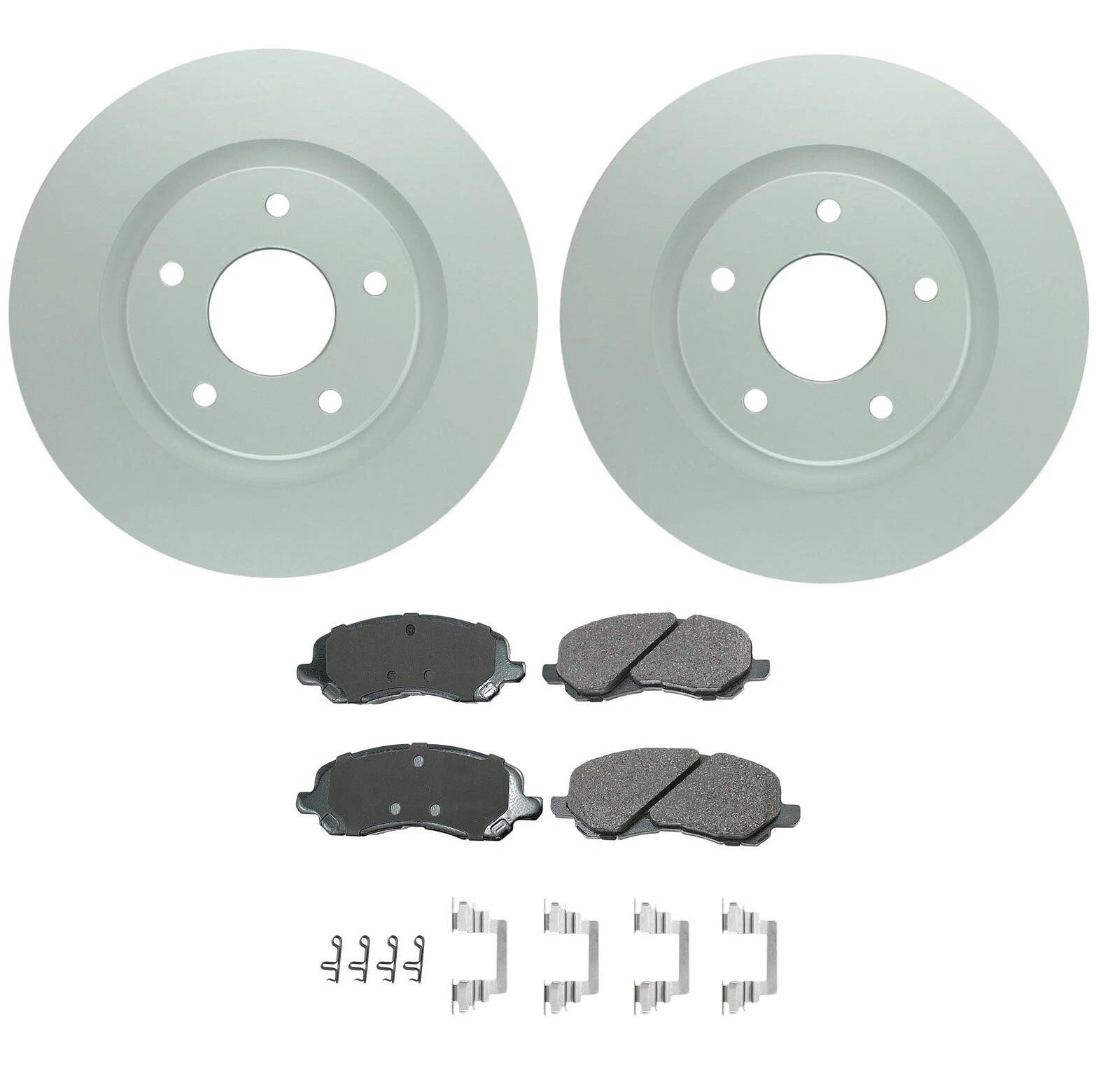 Front Brake Kit with ProACT Pads & 294mm Disc Rotors for Chrysler Dodge Jeep
