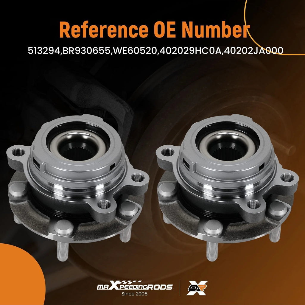 Dual Front Wheel Bearings for Nissan Altima 2.5L (2007–2013)
