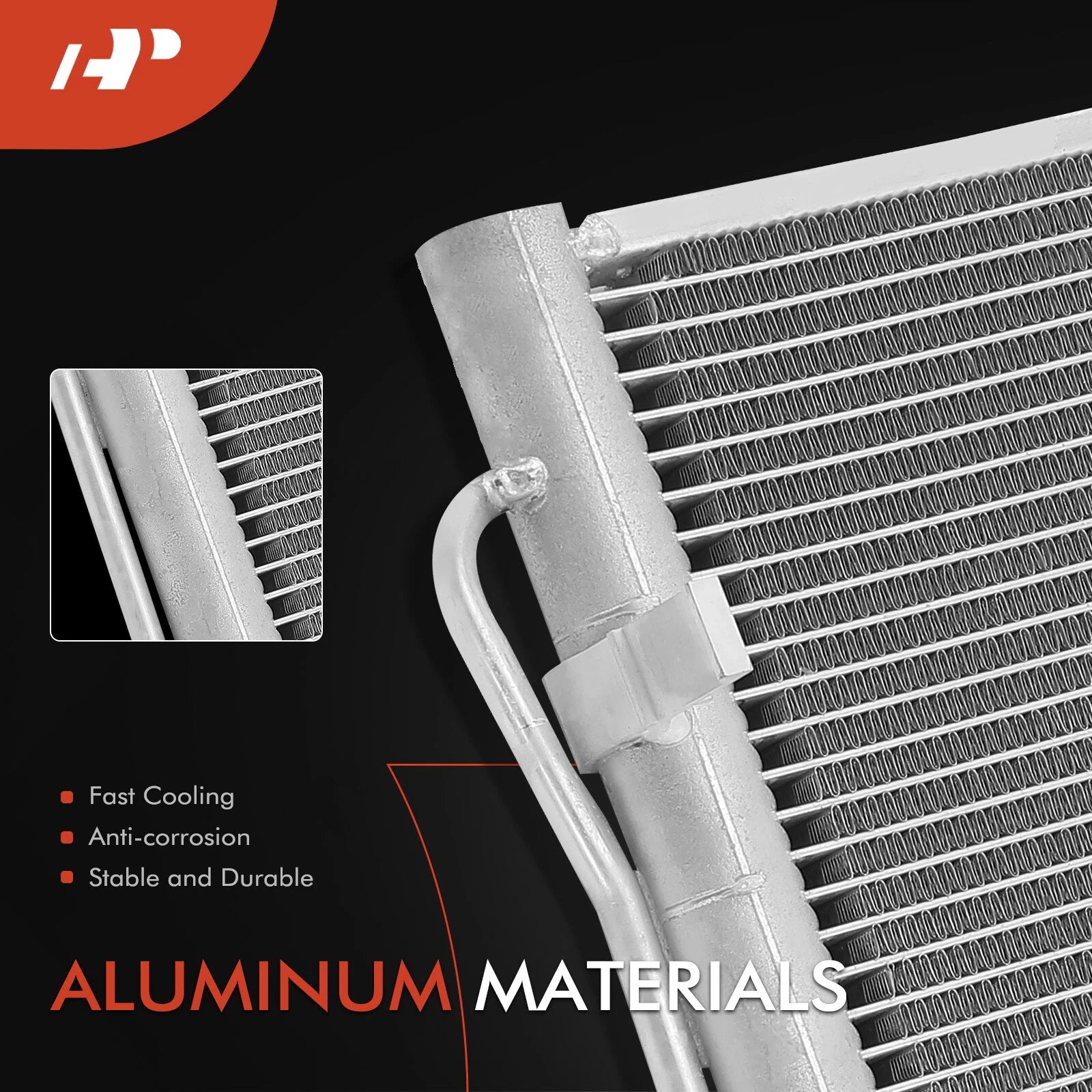 A/C Condenser with Bracket & Receiver Drier for Kia Optima (2016-2018)